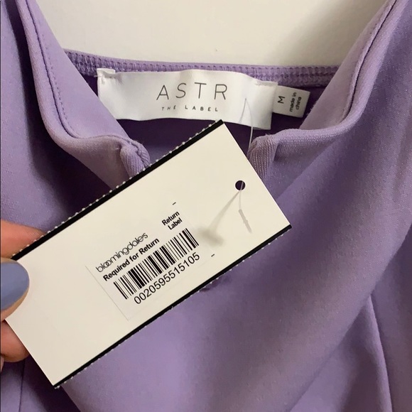 NWT! ASTR Lilac Body Suit - Picture 6 of 8